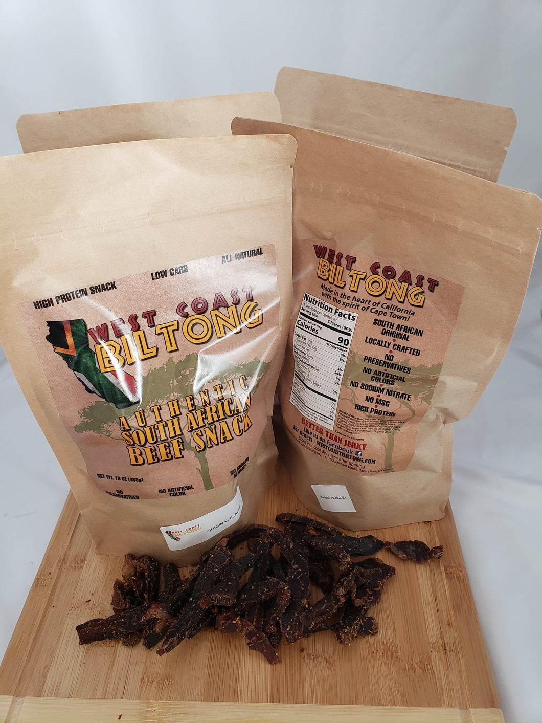 West Coast Biltong 4 x 16oz Safari pack