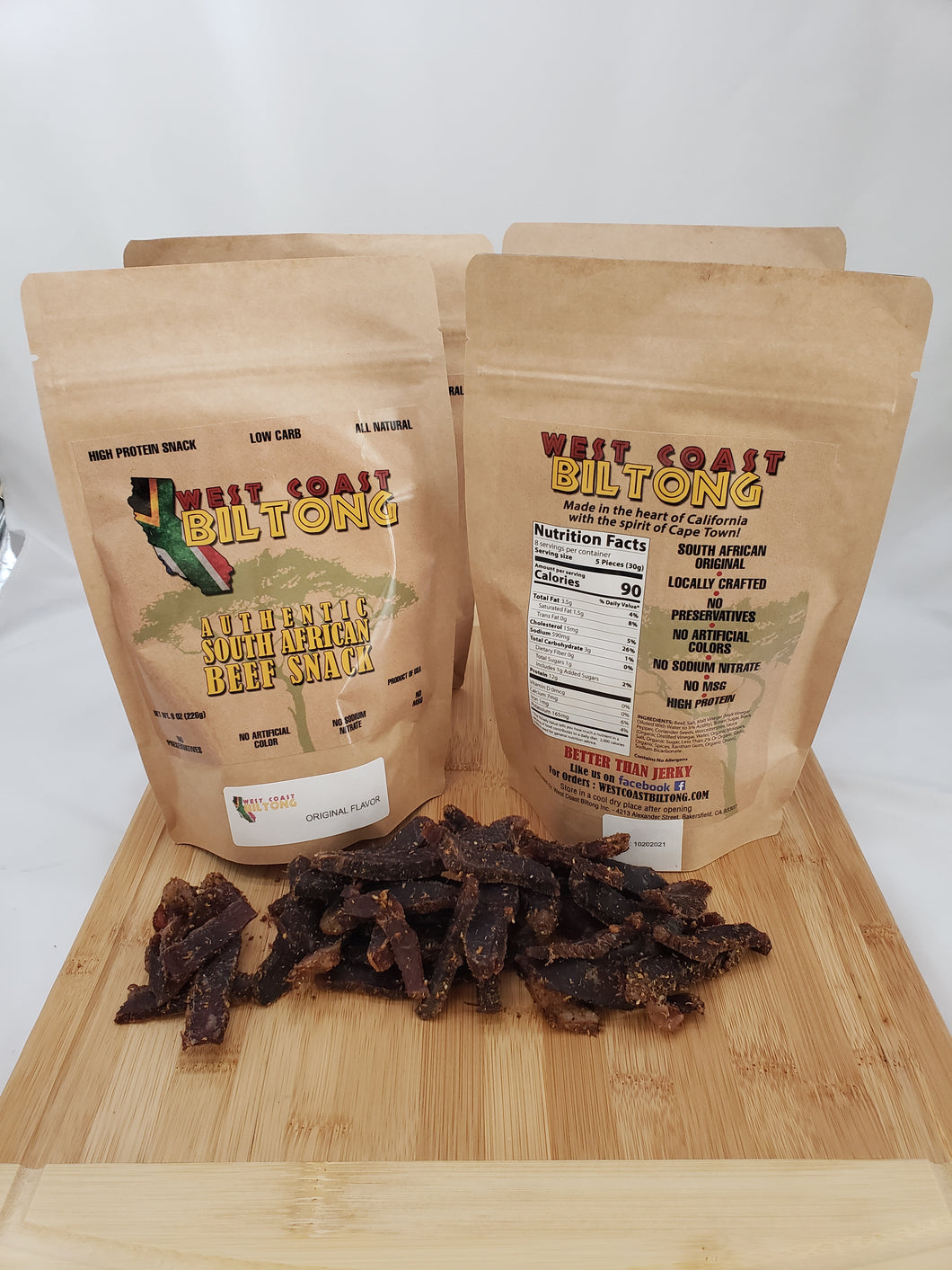 West Coast Biltong 4 x 8oz Weekender pack